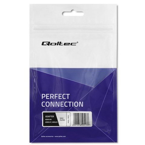 Qoltec Adapter HDMI A męski | HDMI A żeński | kątowy Qoltec Adapter HDMI A męski | HDMI A żeński | kątowy