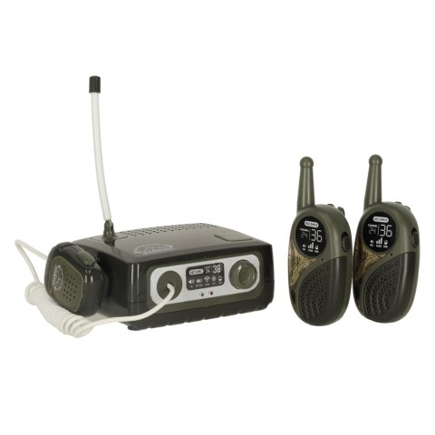 Walkie Talkie krótkofalówka zestaw z centralą dla dzieci khaki Walkie Talkie krótkofalówka zestaw z centralą dla dzieci khaki