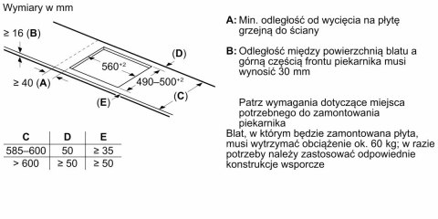Płyta indukcyjna BOSCH PVS61RHB1E Płyta indukcyjna BOSCH PVS61RHB1E
