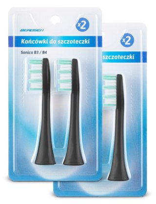 KOŃCÓWKI DO SZCZOTECZKI SONICZNEJ BERDSEN B3 4 SZT.