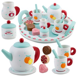 DREWNIANA ZABAWKA ZESTAW DO HERBATY RK-869 RICOKIDS