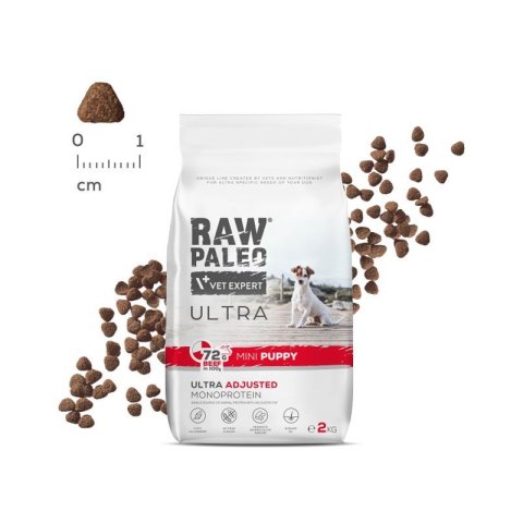 VetExpert Raw Paleo Ultra Wołowina Mini Puppy 8kg VetExpert Raw Paleo Ultra Wołowina Mini Puppy 8kg