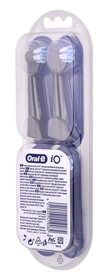 Braun Końcówki do szczoteczki Braun Oral-B iO Gentle Care black Braun Końcówki do szczoteczki Braun Oral-B iO Gentle Care black