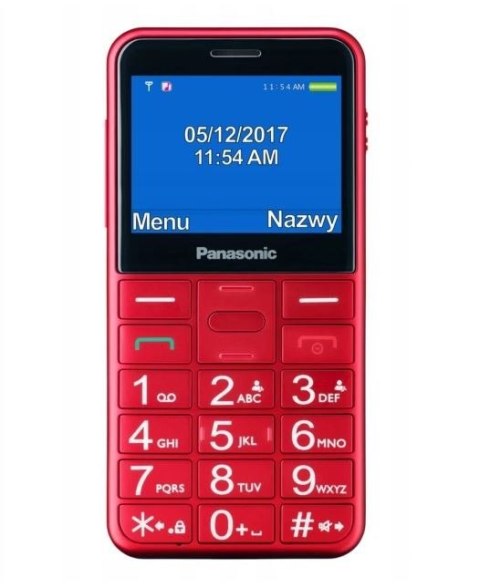 Telefon PANASONIC KX-TU155 Czerwony Telefon PANASONIC KX-TU155 Czerwony
