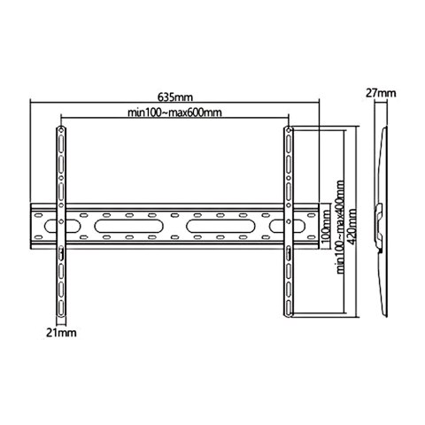 MACLEAN UCHWYT EKONOMICZNY TV 31-70" 45KG MC-939 MACLEAN UCHWYT EKONOMICZNY TV 31-70" 45KG MC-939