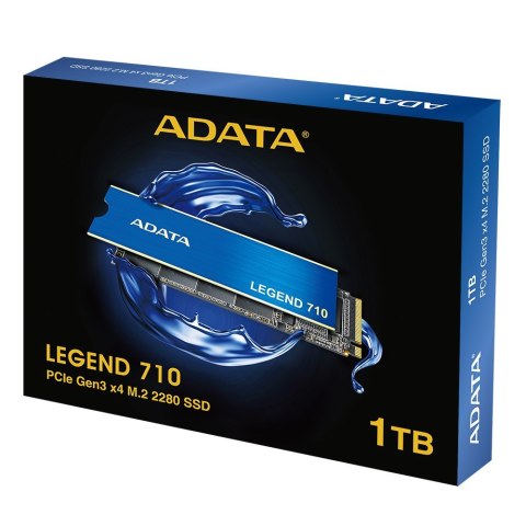 ADATA DYSK SSD LEGEND 710 1TB M.2 2280 PCIe x4 Gen3 NVMe ADATA DYSK SSD LEGEND 710 1TB M.2 2280 PCIe x4 Gen3 NVMe