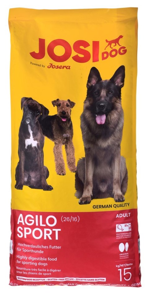 Josera JosiDog Agilo Sport karma sucha dla psa 15kg Josera JosiDog Agilo Sport karma sucha dla psa 15kg