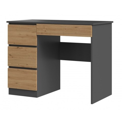 Biurko MIJAS LEWE 98x51xH76 antracyt/artisan Biurko MIJAS LEWE 98x51xH76 antracyt/artisan