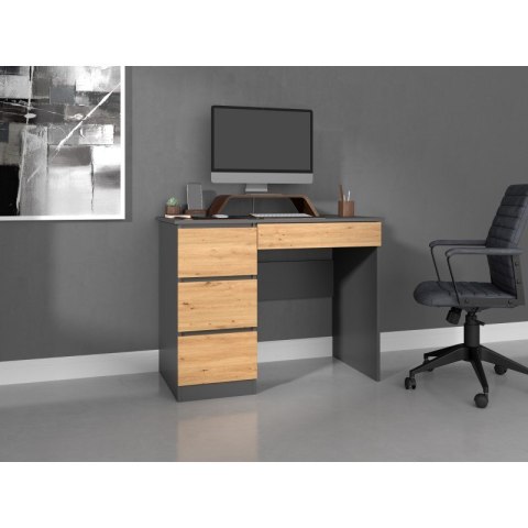 Biurko MIJAS LEWE 98x51xH76 antracyt/artisan Biurko MIJAS LEWE 98x51xH76 antracyt/artisan