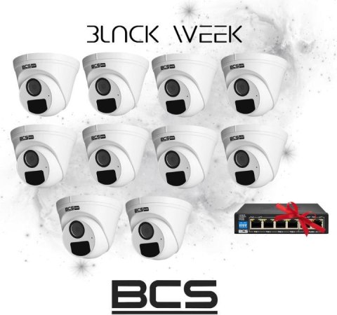 Kamera BCS BASIC BCS-B-EIP15FR3(2.0) Opakowanie zbiorcze 10szt. Gratis Switch PoE Kamera BCS BASIC BCS-B-EIP15FR3(2.0) Opakowanie zbiorcze 10szt. Gratis Switch PoE