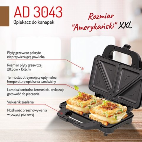 Opiekacz do kanapek. Rozmiar USA XXL Opiekacz do kanapek. Rozmiar USA XXL
