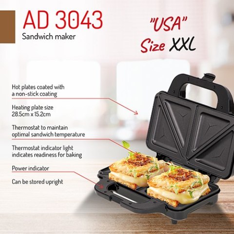 Opiekacz do kanapek. Rozmiar USA XXL Opiekacz do kanapek. Rozmiar USA XXL