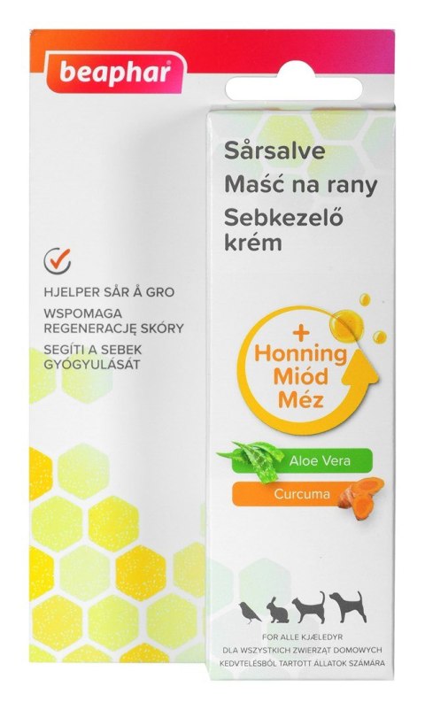Beaphar maść przyśpieszająca gojenie ran 30ml Beaphar maść przyśpieszająca gojenie ran 30ml