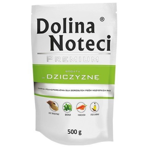 DOLINA NOTECI Premium bogata w dziczyznę - mokra karma dla psa - 500g DOLINA NOTECI Premium bogata w dziczyznę - mokra karma dla psa - 500g