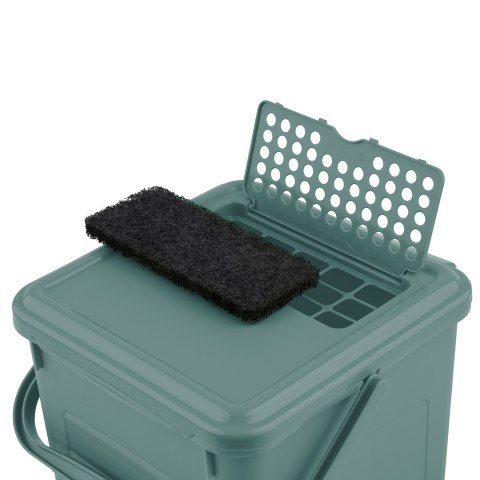Wiaderko kompost 9L z filtrem węglowym BIO mistletoe green Wiaderko kompost 9L z filtrem węglowym BIO mistletoe green