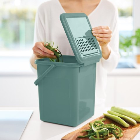 Wiaderko kompost 9L z filtrem węglowym BIO mistletoe green Wiaderko kompost 9L z filtrem węglowym BIO mistletoe green
