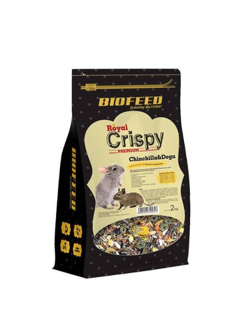 BIOFEED Royal Crispy Premium Chinchilla&Degu 2kg BIOFEED Royal Crispy Premium Chinchilla&Degu 2kg