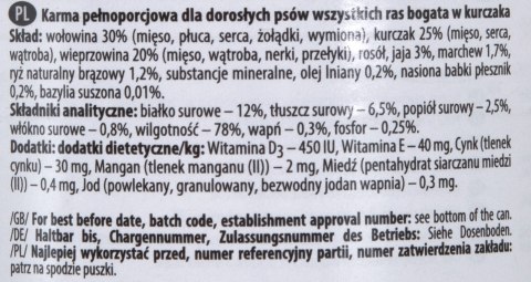 DOLINA NOTECI Premium bogata w kurczaka - mokra karma dla psa - 400g DOLINA NOTECI Premium bogata w kurczaka - mokra karma dla psa - 400g