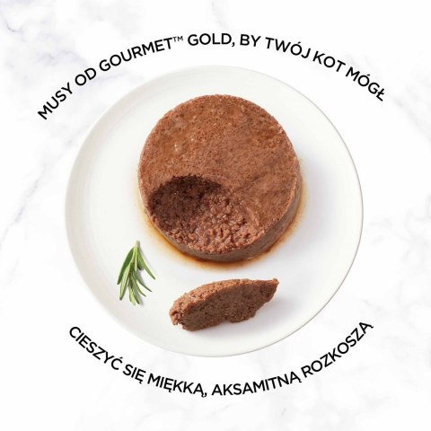 Gourmet Gold mokra karma dla kota mus z wołowiny 85g Gourmet Gold mokra karma dla kota mus z wołowiny 85g