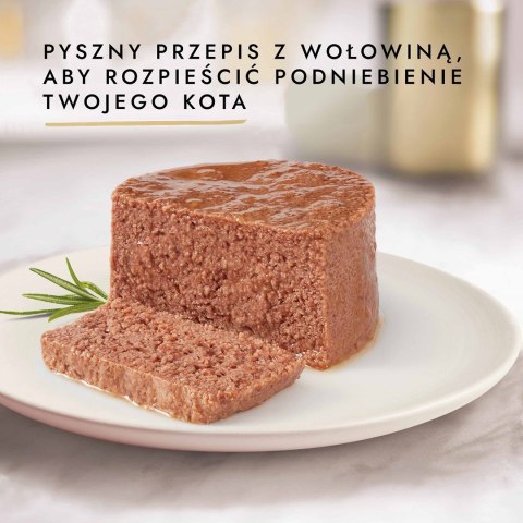 Gourmet Gold mokra karma dla kota mus z wołowiny 85g Gourmet Gold mokra karma dla kota mus z wołowiny 85g