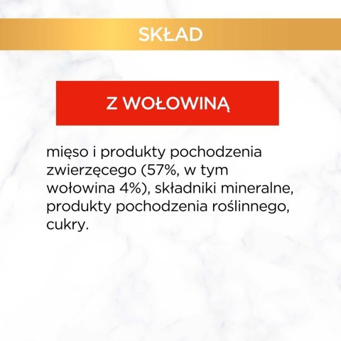 Gourmet Gold mokra karma dla kota mus z wołowiny 85g Gourmet Gold mokra karma dla kota mus z wołowiny 85g
