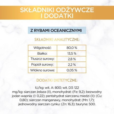 Purina GOURMET GOLD Succulent Ryba Oceaniczna 85g