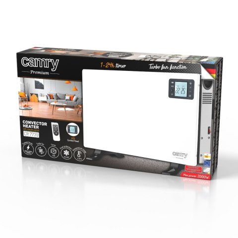 Grzejnik konwektorowy LCD z pilotem Grzejnik konwektorowy LCD z pilotem
