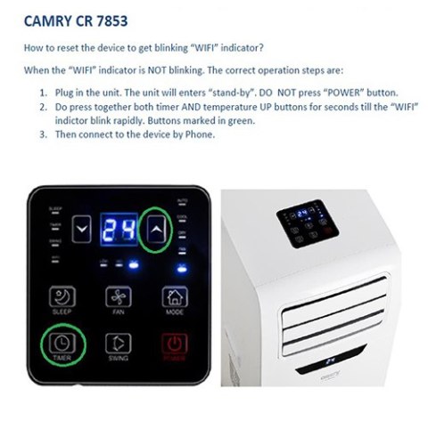 Klimatyzator 9000BTU z WI-FI i ogrzewaniem Klimatyzator 9000BTU z WI-FI i ogrzewaniem
