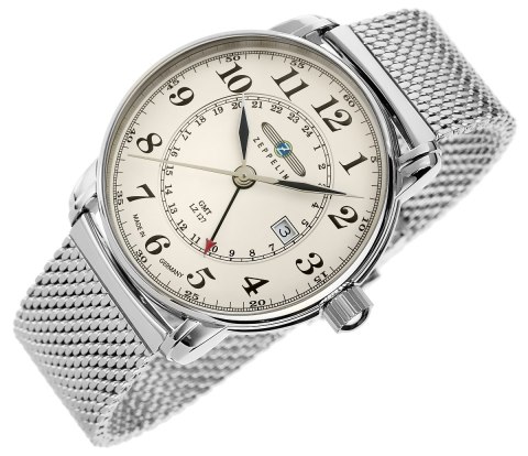 Zegarek Męski Zeppelin LZ127 Graf Zeppelin GMT 7642M-5 + BOX Zegarek Męski Zeppelin LZ127 Graf Zeppelin GMT 7642M-5 + BOX