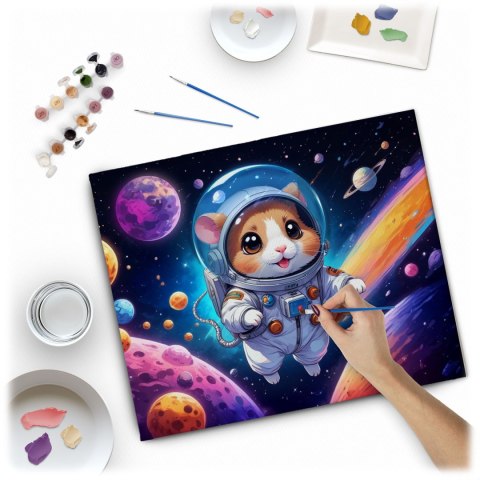 OBRAZ DO MALOWANIA PO NUMERACH 40X50 CM MASSIDO ASTRONAUTA