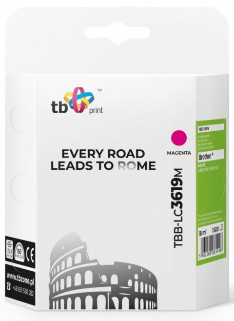 Tusz TB PRINT TBB-LC3619M LC3619M Tusz TB PRINT TBB-LC3619M LC3619M