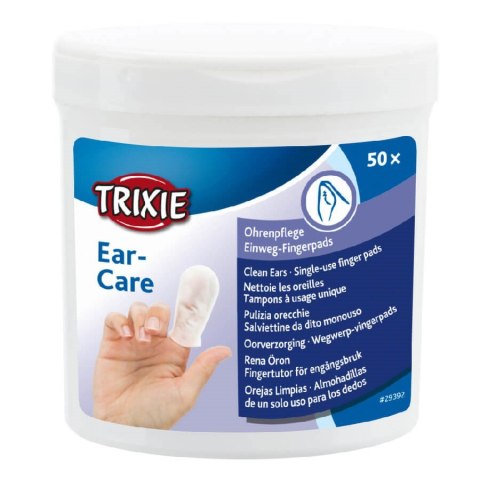 TRIXIE Ear-Care - Chusteczki do uszu - 50 sztuk TRIXIE Ear-Care - Chusteczki do uszu - 50 sztuk