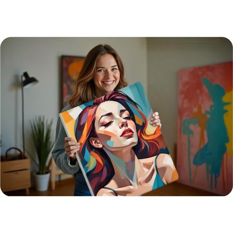 OBRAZ DO MALOWANIA PO NUMERACH 40X50 CM MASSIDO PORTRET KOBIETY OBRAZ DO MALOWANIA PO NUMERACH 40X50 CM MASSIDO PORTRET KOBIETY