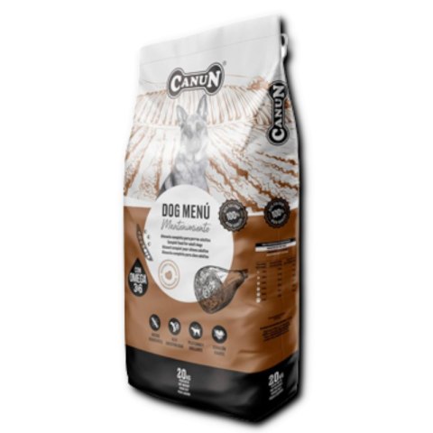 Karma dla psa Canun dog menu 20kg z wołowiną (30% mięsa) dla spokojnych psów Karma dla psa Canun dog menu 20kg z wołowiną (30% mięsa) dla spokojnych psów