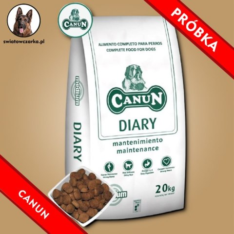 PRÓBKA Canun Diary dla psów z nadwagą i dojrzałych 150g PRÓBKA Canun Diary dla psów z nadwagą i dojrzałych 150g