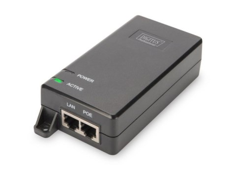 Zasilacz/Adapter PoE+ 802.3at, max. 48V 30W Gigabit 10/100/1000Mbps, aktywny Zasilacz/Adapter PoE+ 802.3at, max. 48V 30W Gigabit 10/100/1000Mbps, aktywny
