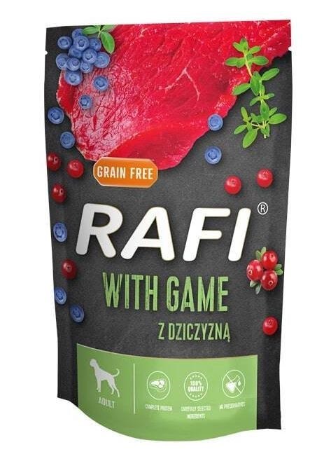 Dolina Noteci Rafi dziczyzna,borówka,żurawina 500g Dolina Noteci Rafi dziczyzna,borówka,żurawina 500g