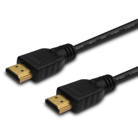 Kabel SAVIO cl-75 (HDMI M - HDMI M; 20m; kolor czarny) Kabel SAVIO cl-75 (HDMI M - HDMI M; 20m; kolor czarny)