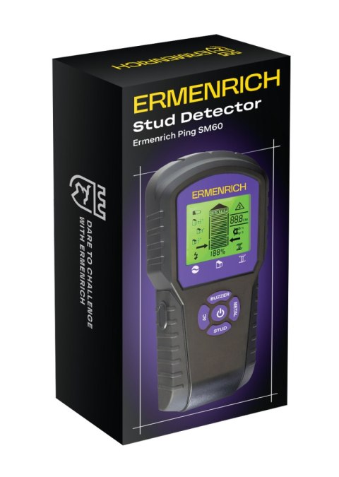 Detektor kołków Ermenrich Ping SM60 Detektor kołków Ermenrich Ping SM60