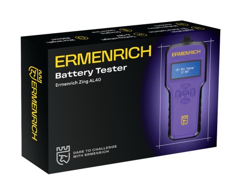 Tester akumulatorów Ermenrich Zing AL40 Tester akumulatorów Ermenrich Zing AL40