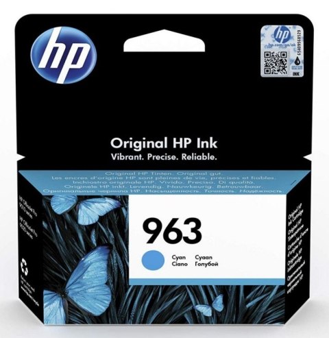 Tusz HP 963 Cyan 3JA23AE Tusz HP 963 Cyan 3JA23AE