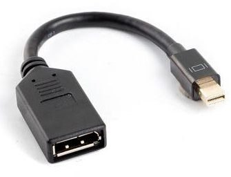 Adapter LANBERG AD-0003-BK Mini DisplayPort - DisplayPort Adapter LANBERG AD-0003-BK Mini DisplayPort - DisplayPort