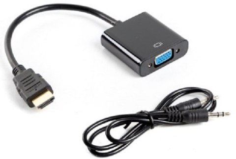 Adapter LANBERG AD-0017-BK HDMI - VGA/Audio Adapter LANBERG AD-0017-BK HDMI - VGA/Audio