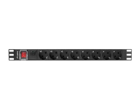 LANBERG LISTWA ZASILAJĄCA RACK PDU 19" (1U, 16A, 8X SHUKO, 2M, CZARNA) PDU-08F-0200-BK LANBERG LISTWA ZASILAJĄCA RACK PDU 19" (1U, 16A, 8X SHUKO, 2M, CZARNA) PDU-08F-0200-BK