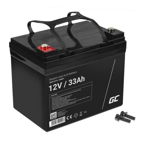 GREEN CELL AKUMULATOR ŻELOWY AGM21 12V 33AH GREEN CELL AKUMULATOR ŻELOWY AGM21 12V 33AH