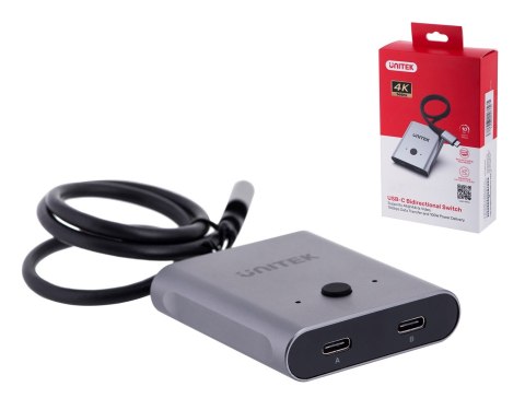 UNITEK PRZEŁĄCZNIK USB-C 4K 144HZ, DWUKIERUNKOWY UNITEK PRZEŁĄCZNIK USB-C 4K 144HZ, DWUKIERUNKOWY