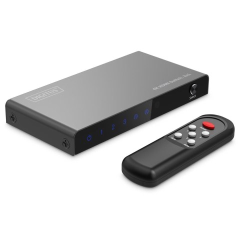 Przełącznik/Switch DIGITUS HDMI 3x1, 4K/60Hz UHD z HDR, 18 Gbps, HDCP 2.2 Przełącznik/Switch DIGITUS HDMI 3x1, 4K/60Hz UHD z HDR, 18 Gbps, HDCP 2.2