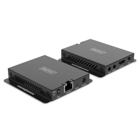 Przedłużacz/Extender DIGITUS HDMI 4K/120Hz 40m po skrętce HDCP 2.3 IR EDID (zestaw) Przedłużacz/Extender DIGITUS HDMI 4K/120Hz 40m po skrętce HDCP 2.3 IR EDID (zestaw)