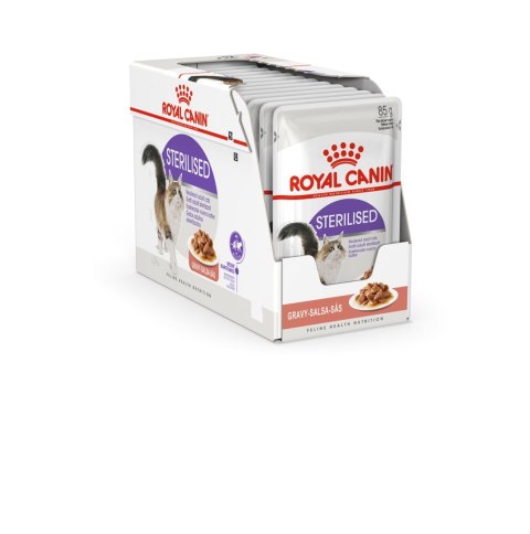 ROYAL CANIN FHN Sterilised w sosie - mokra karma dla kota dorosłego - 12x85g ROYAL CANIN FHN Sterilised w sosie - mokra karma dla kota dorosłego - 12x85g