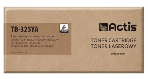 Toner ACTIS TB-325YA (zamiennik Brother TN-325Y; Standard; 3500 stron; żółty) Toner ACTIS TB-325YA (zamiennik Brother TN-325Y; Standard; 3500 stron; żółty)